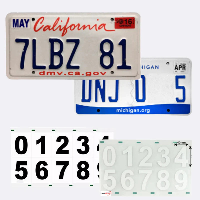 HighFlyin™ License Plate Stickers